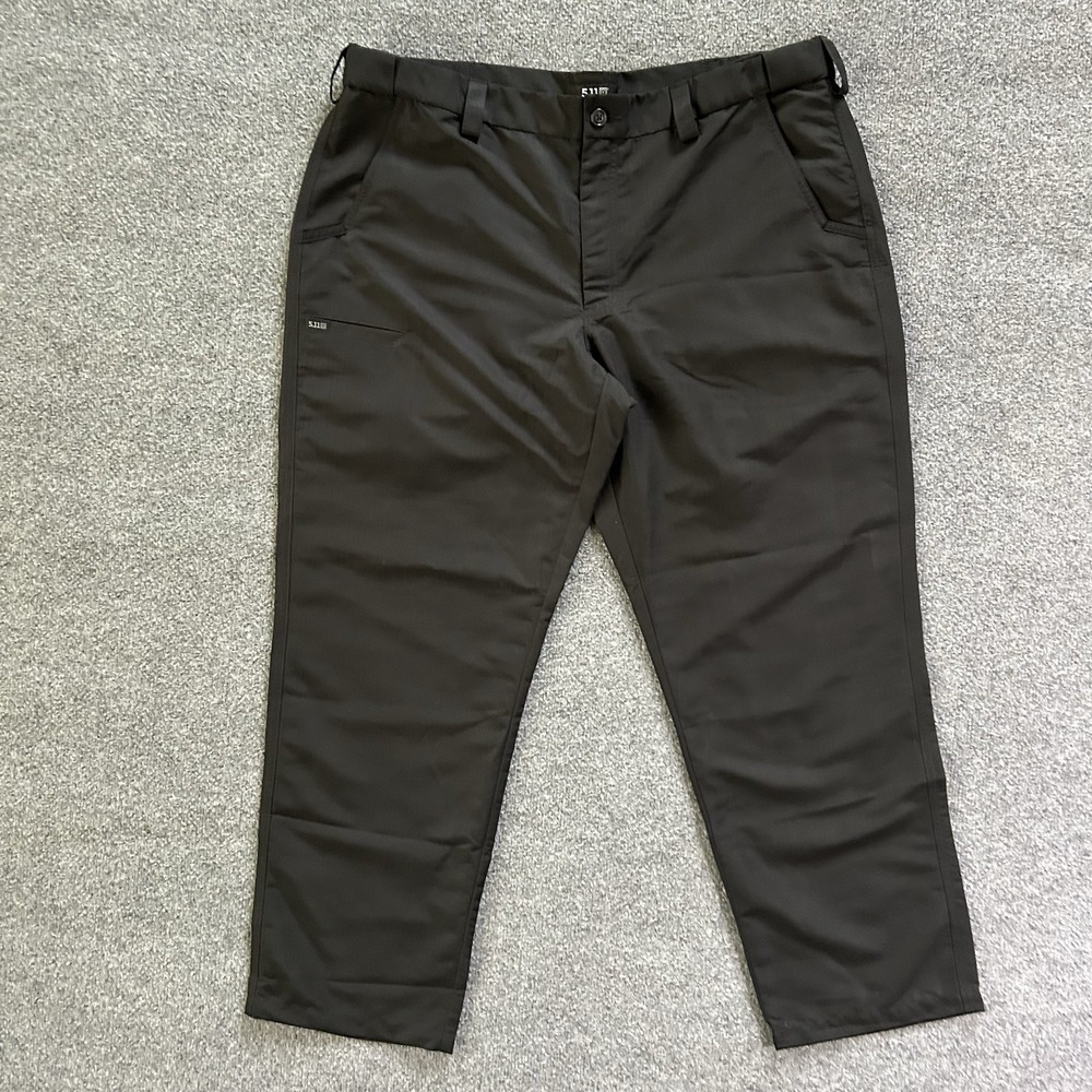 5.11 Tactical Pants Men 40x30 Black REGULAR‎ FAST TAC URBAN Chino Rio Stop P11